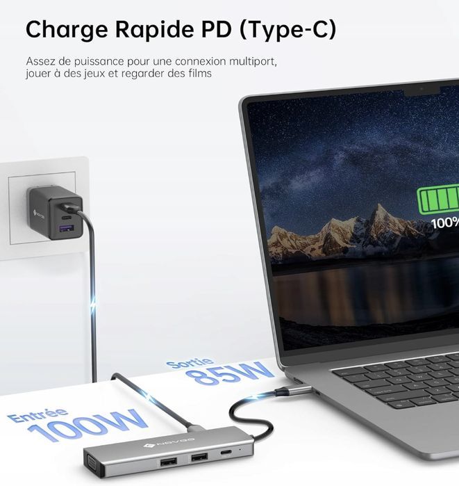 Hub Usb Novoo Hub Usb Macbook Laptop 8 Portów