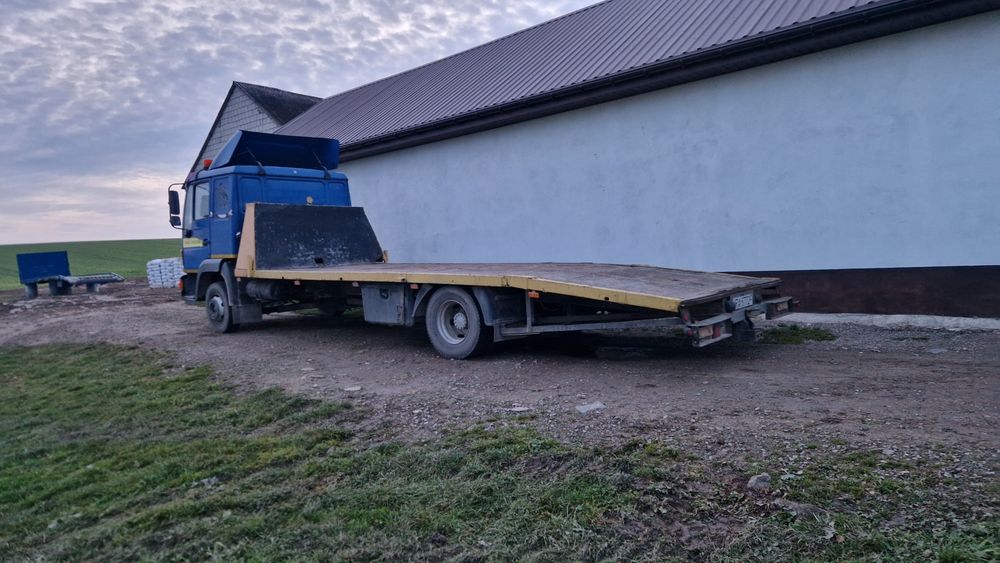 Zabudowa autolaweta najazd