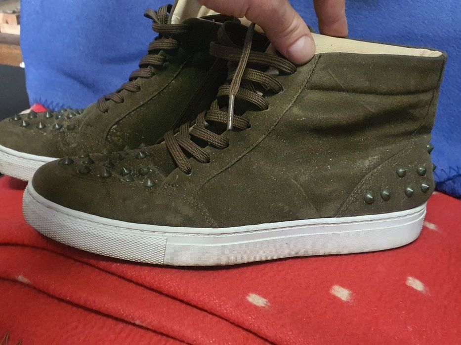 Trampki za kostkę khaki