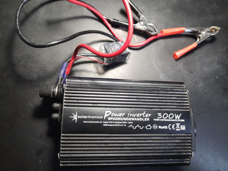 POWER  inverter 300W + вольтметр