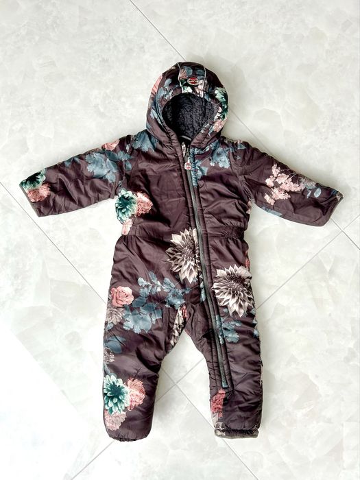 Śliczny zimowy bardzo ciepły kombinezon dziewczęcy  Lodger 86cm 18-24m