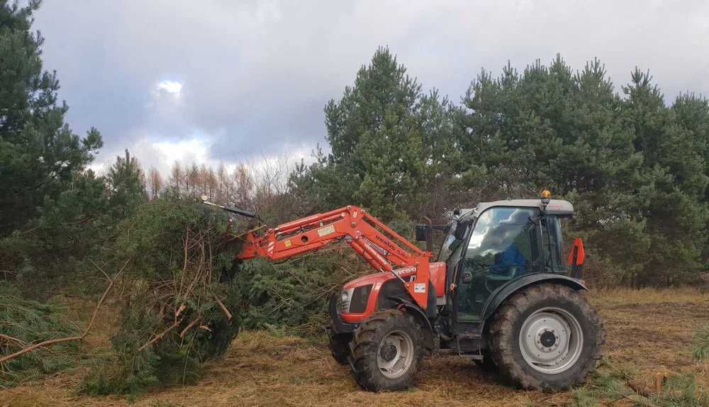 Wycinka Trudnych drzew , karczowanie działek , zrębkowanie gałęzi .