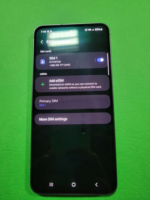 Смартфон Samsung Galaxy S24 FE 8/128GB Graphite
