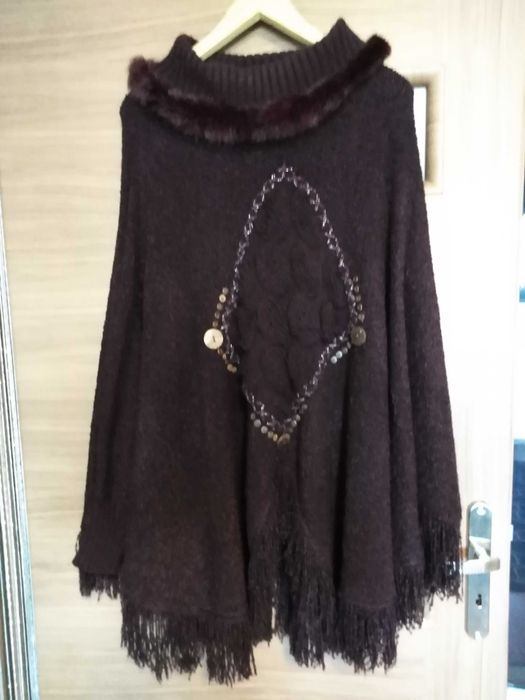 Grube ,bawełniane ponczo " Vela " r. XL-4XL