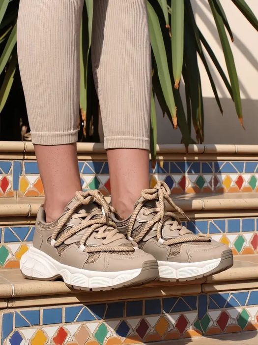 5 KOLORÓW 36 37 38 sneakersy 39 40 41 na platformie sznurowane adidasy