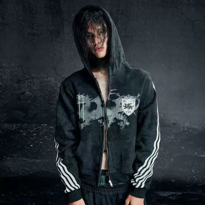 Зип худи Yori Sport xBalenciaga Cozy type dragon