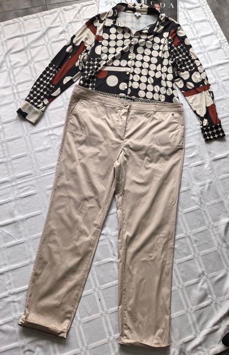 Viralowe spodnie damskie klasyczne marki Gerry Weber rozmiar 46/48