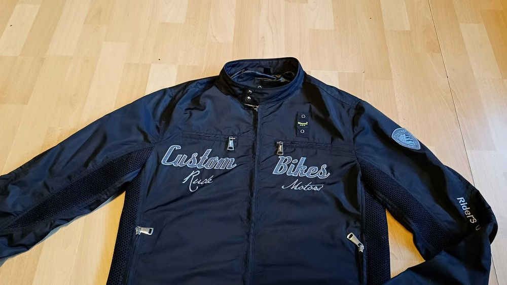 Męska kurtka przejściowa BLAUER U.S.A.BLACK ORION r.M stan idealny