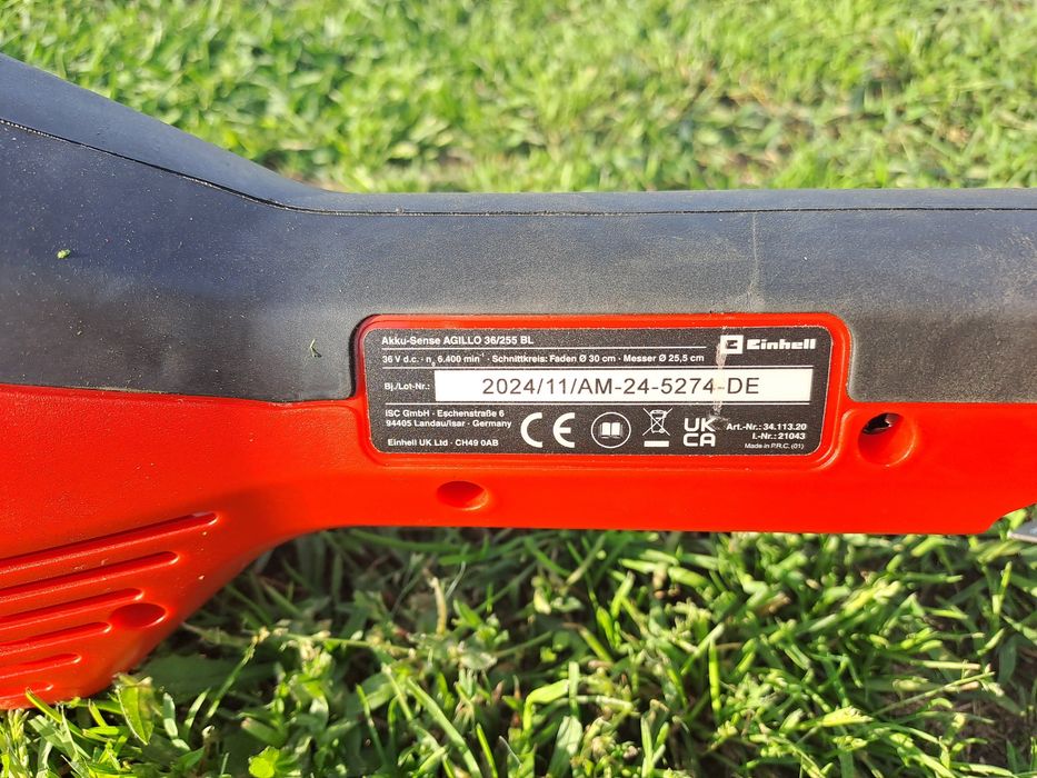 Kosa akumulatorowa einhell agillo 36/255 BL -solo