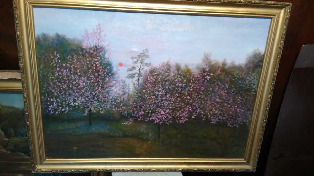 Картины маслом на холсте.