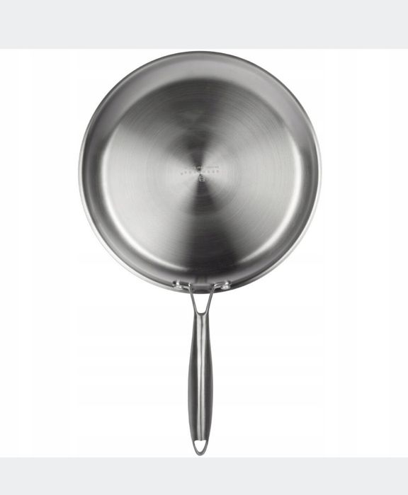 Patelnia stalowa tradycyjna z pokrywką 26cm non stick