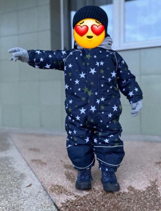 Зимовий термо-комбінезон 74-80 р.