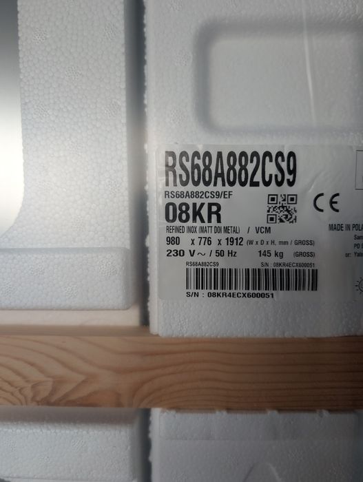 Frigorífico Americano SAMSUNG - No Frost - 178 cm - 635 L - Inox - Novo c/garantia