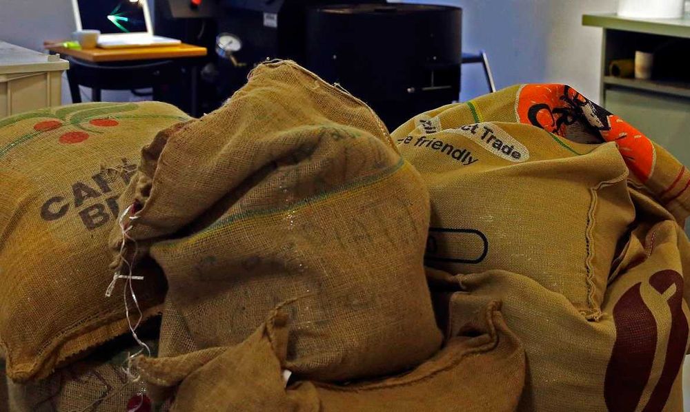 Sacas transporte café