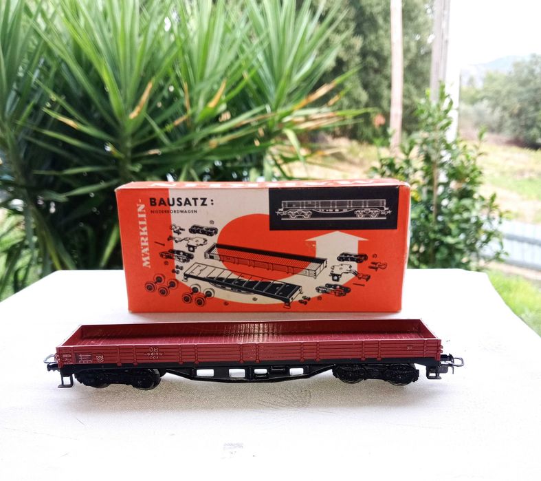 MARKLIN 4914, Vagão longo em metal com caixa original
