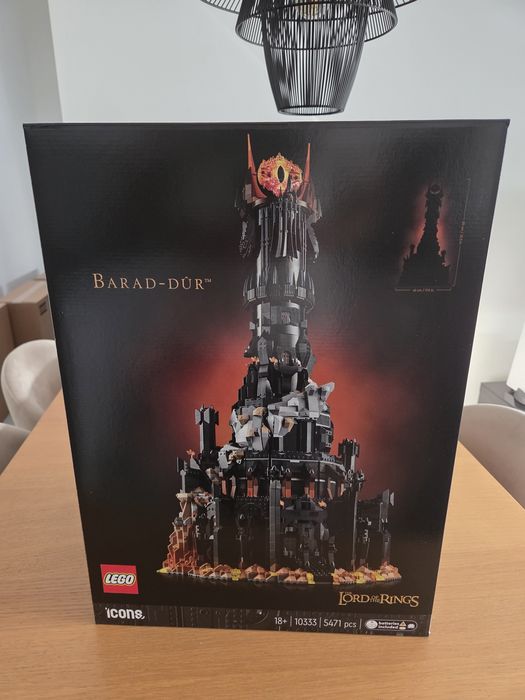Lego 10333 43022 76463 76467 76419 43020 The Lord of the Rings Barad-Dûr,  Harry Potter Hogwarts Castle, Luna Lovegood's House, Ferrari Helmet, FIFA