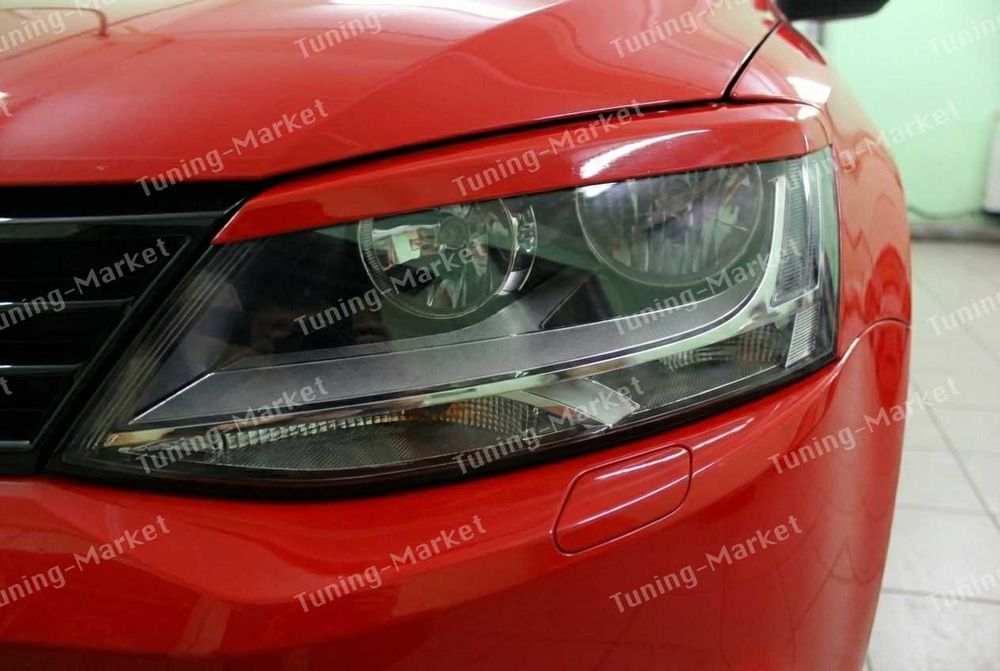 Лип спойлер на крышку багажника Volkswagen Jetta 6 Козырек на заднее стекло Фольксваген Джетта 6