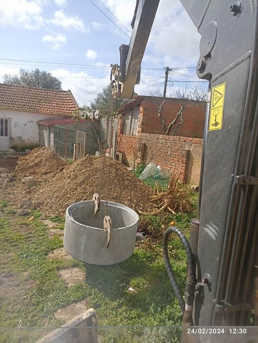 Mini giratória e basculante