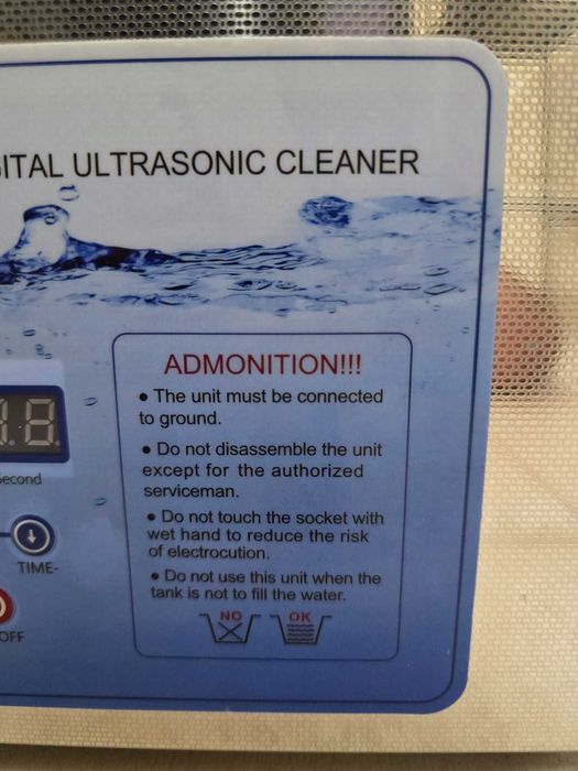 Limpador Ultrassônico Profissional - Novo e Com 3 Anos de Garantia