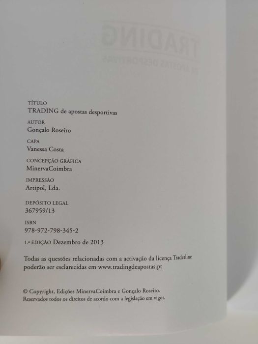 Trading de Apostas Desportivas de Gonçalo Roseiro
