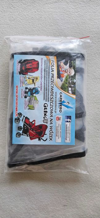 Folia przeciwdeszczowa na wózek spacerowy spacerówka osłona ochrona