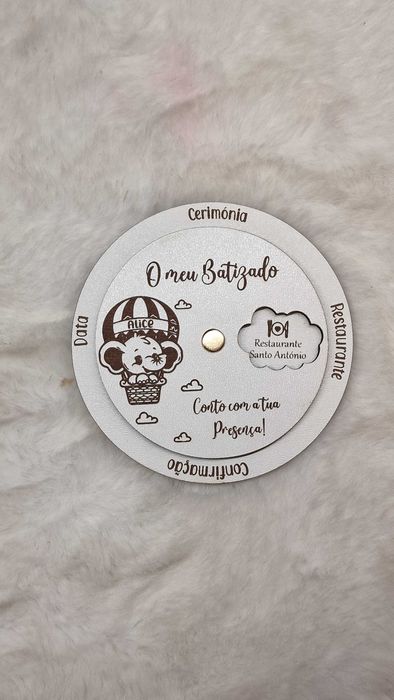 Convites rotativos para Batizado