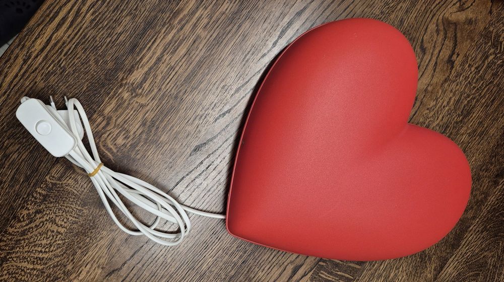 Lampka IKEA Serce / Kwiatek