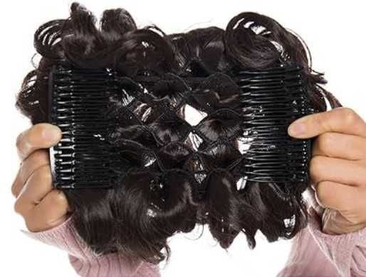 Peruka,Doczepiany kok z klipsem, Dopinka Kok Brązowe Ombre, 90g