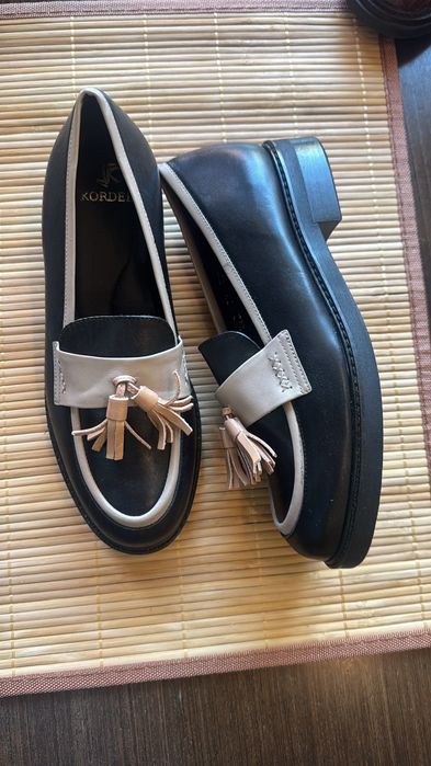 Nowe mokasyny buty skóra naturalna Kordel 37