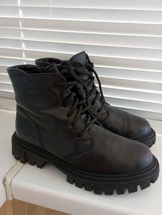 Сапоги, ботинки,челси зима, кожа