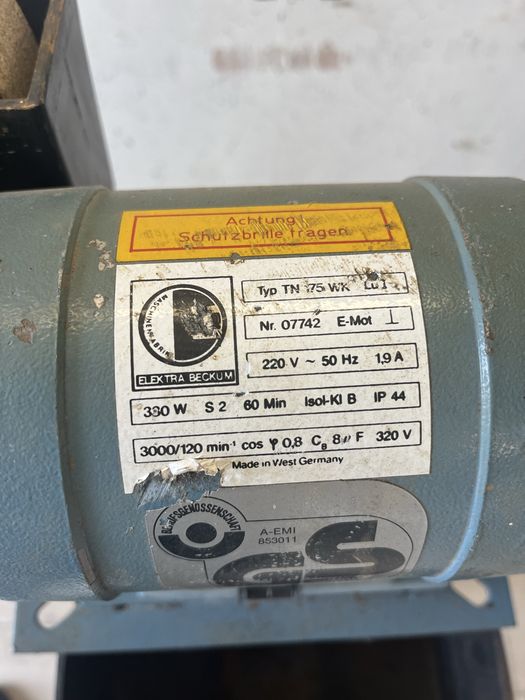 Szlifierka Elektra Beckum ostrzałka 230v Szczytno