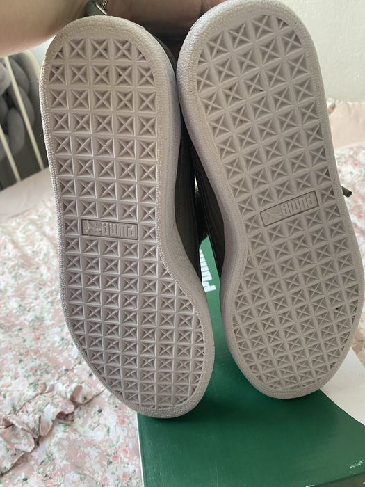 Adidasy Puma lakierowane kokarda rozmiar 38