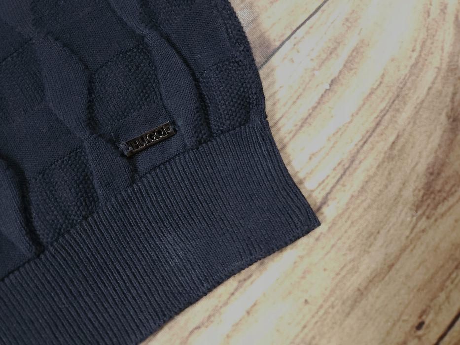 HUGO Hugo Boss Sweter Męski Sweaver Granatowy r. S