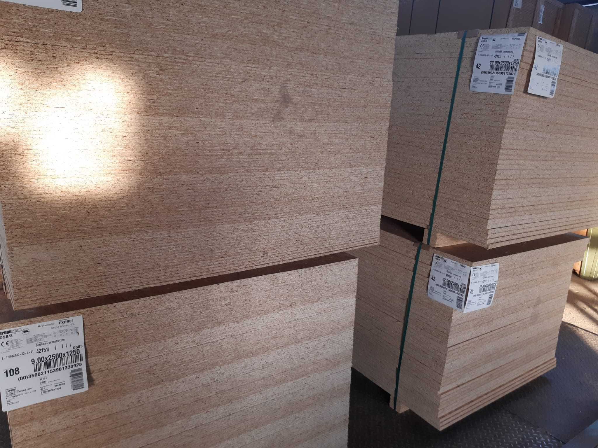 Płyta OSB 9, 12, 15, 18, 22, 25 mm 1250x2500 mm Dobre Miasto • OLX.pl