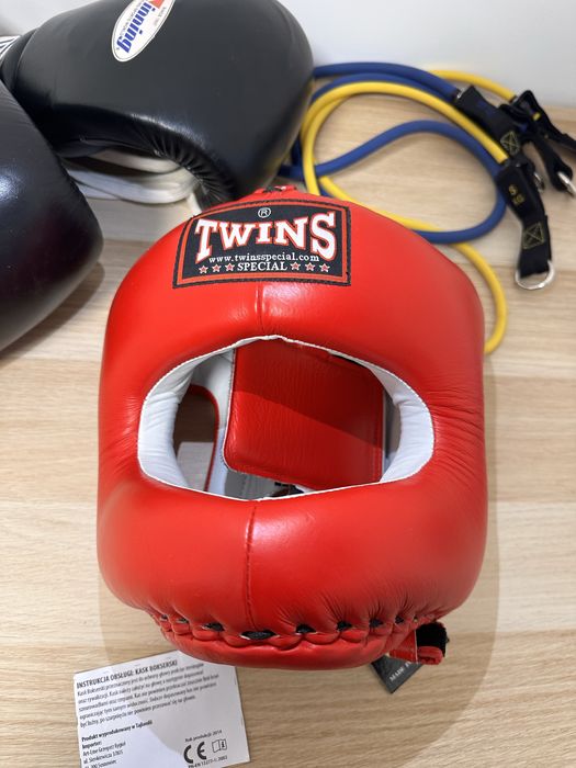 Kask bokserski Twins Special  HGL 10 XL Rd (Boks Tajski)