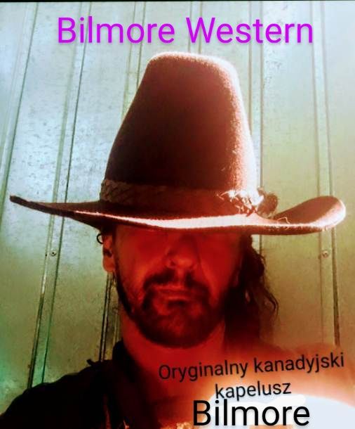 Kapelusz obwód 56,5 cm Canada Bilmore Western filc jazda konna kamizel