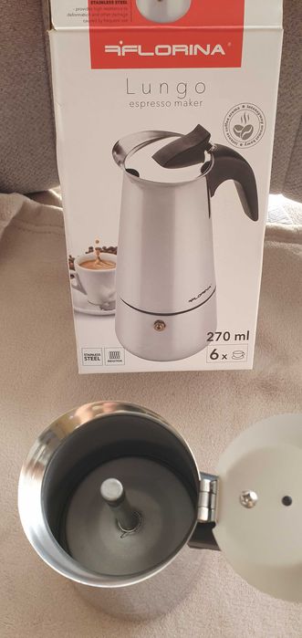 Kawiarka stalowa Lungo 270ml