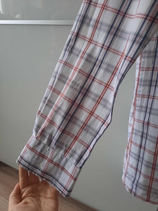 męska koszula w kratkę wrangler