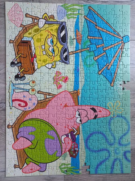 Puzzle Ravensburger Spongebob 300 el NIEKOMPLETNE