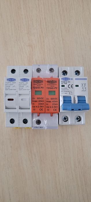 Комплект Защиты для солнечных панелей УЗИП DC