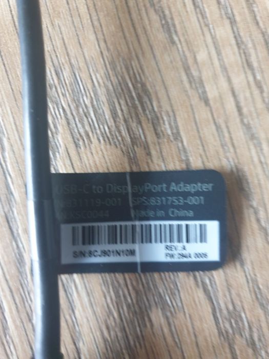 Adapter HP Inc. USB-C to DisplayPort