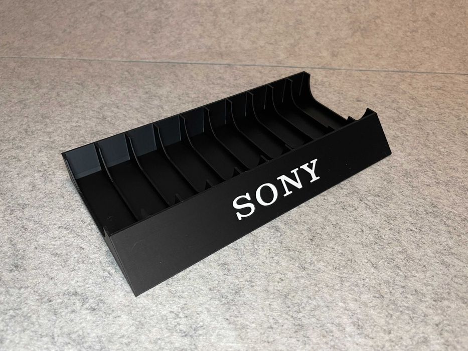 Stojak podstawka na 10 kaset magnetofonowych Sony