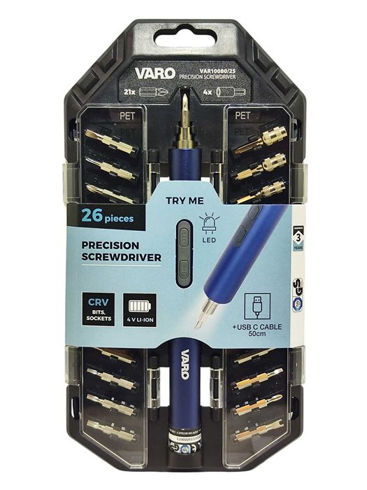 Wkrętak akumulatorowy precyzyjny VARO VAR1008/24 Jak Nowy!