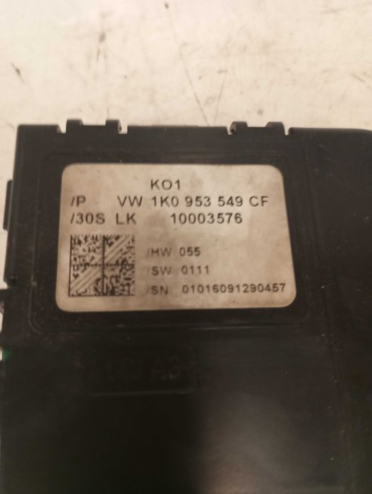 Módulo Centralina Volante / Coluna Direção VW Golf V / Leon – 1K0953549CF