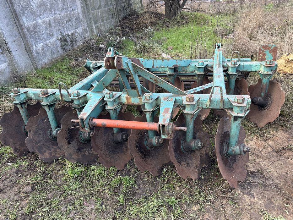 Дискова борона АГ-2,4-20, БілоцерковМАЗ, Навісна, з котком.