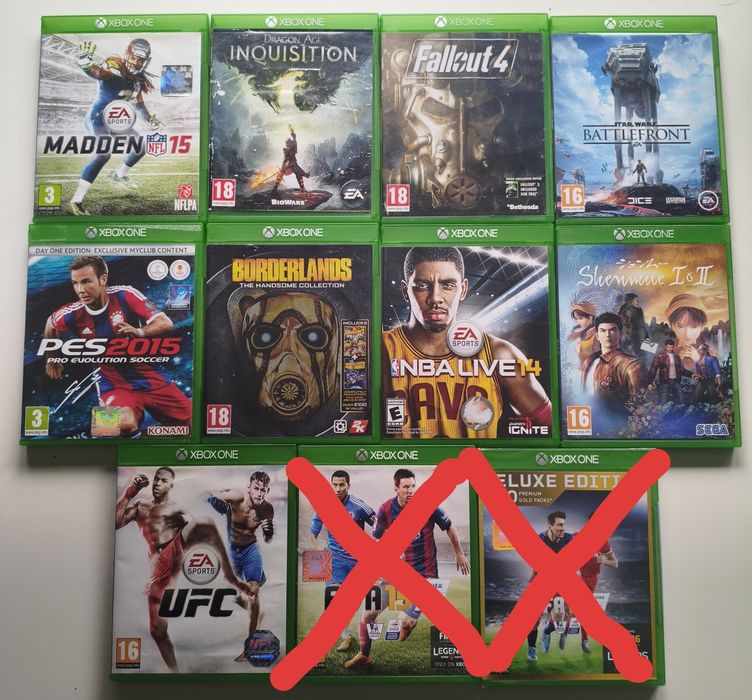 10 gier na konsolę Xbox One FIFA, NBA, NFL, UFC, Borderlands itd