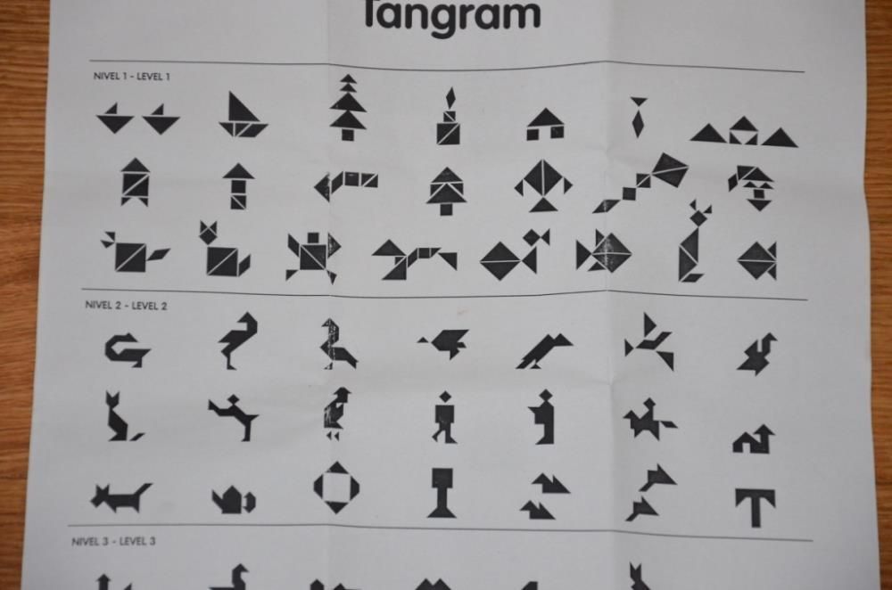 Tangram Fosforescente (brilha no escuro)-Puzzle Didáctico-87 figuras