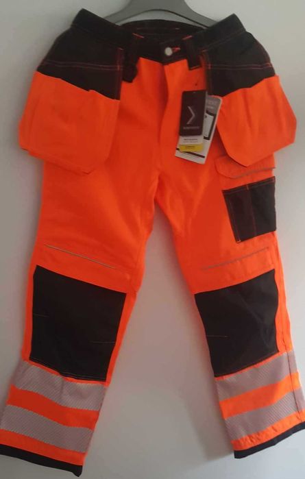 Spodnie robocze, ostrzegawcze do pasa portwest T501 r. 28