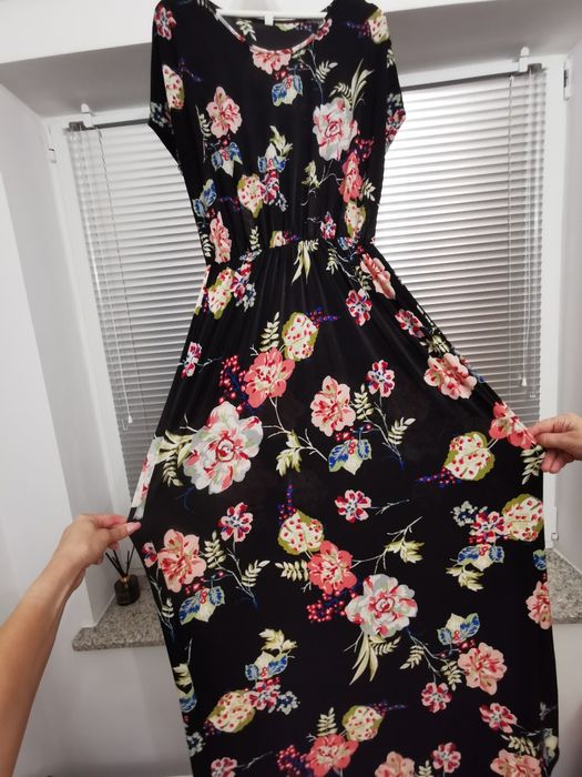 Sukienka maxi letnia zwiewna SML