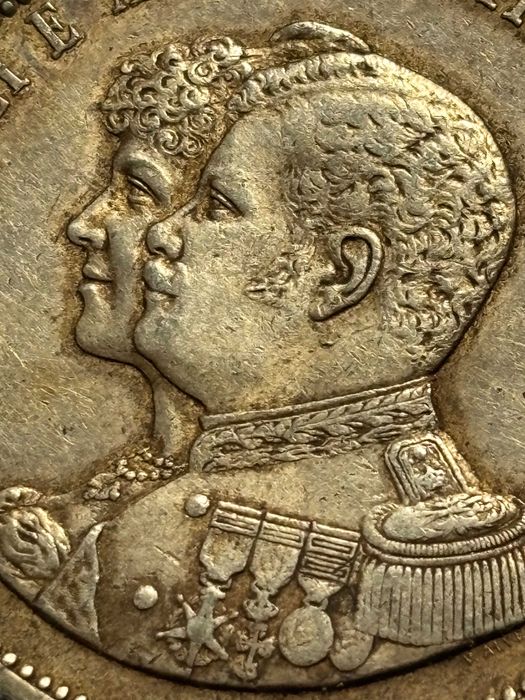 Portugal 1000 Reis 1898 Silver Coin - Vasco da Gama India Anniversary KM#539